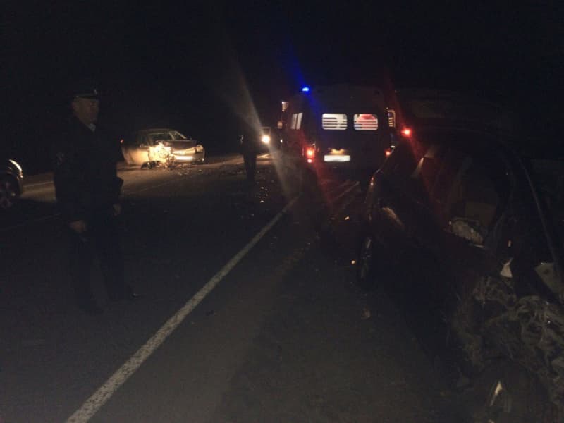 В Мурашинском районе столкнулись две легковушки