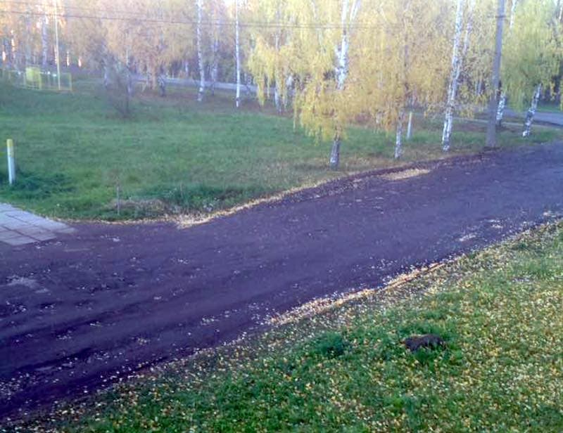 Ремонт дороги в Победилово: «Она стала походить на лунный ландшафт»