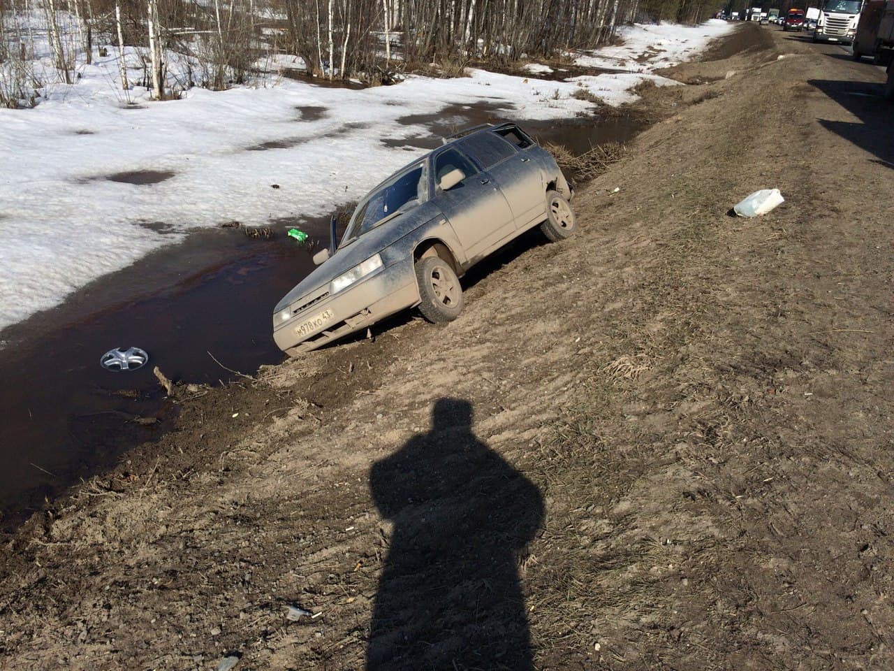 На Котельничском тракте столкнулись 7 машин