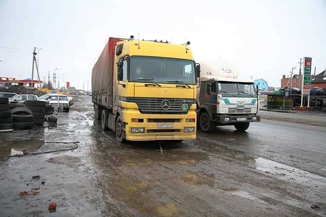 В апреле кировские дороги вновь закроют для большегрузов