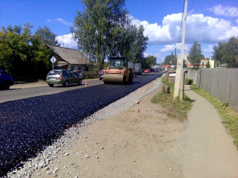 На Ульяновской положили новый асфальт