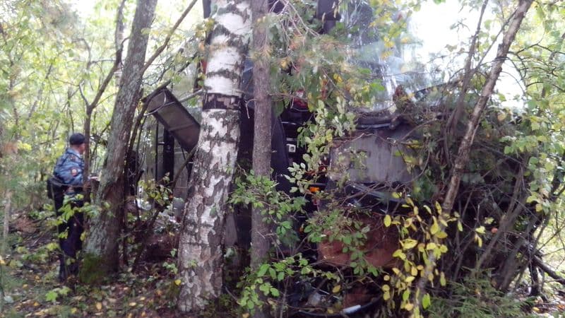 Туристический автобус из Кирова столкнулся с фурой в Нижегородской области