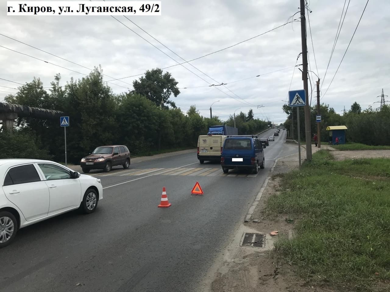 В Кирове на пешеходном переходе сбили пенсионерку