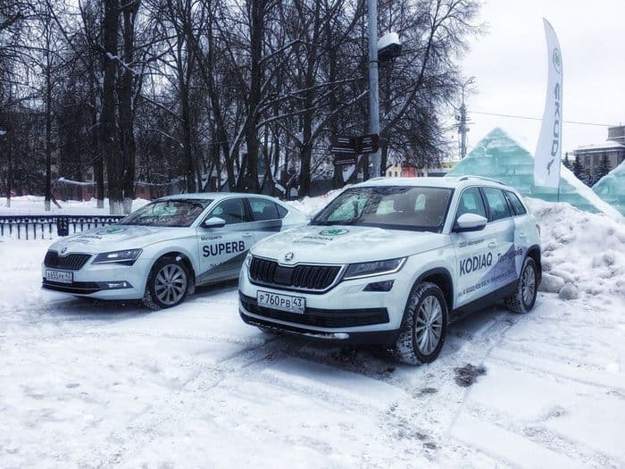 ŠKODA поддержала дружеский матч между Россией и Германией