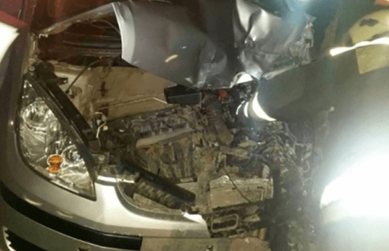 В Чепецке столкнулись автомобили Suzuki Grand Vitara и Mitsubishi Colt