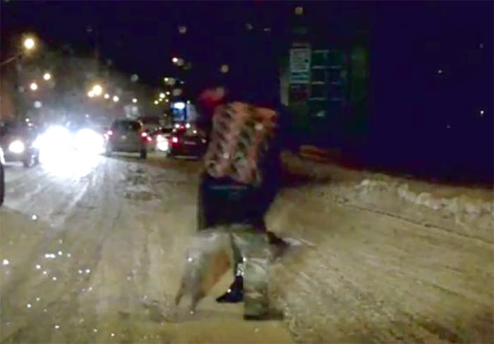 Из-за драки на дороге на Ленина образовалась пробка