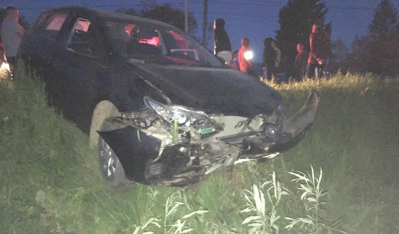 В Кировской области подросток на иномарке устроил ДТП: пострадал ребёнок