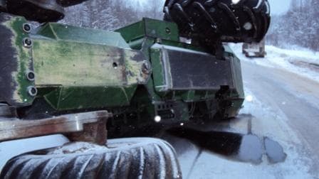 Две фуры столкнулись возле Мурашей