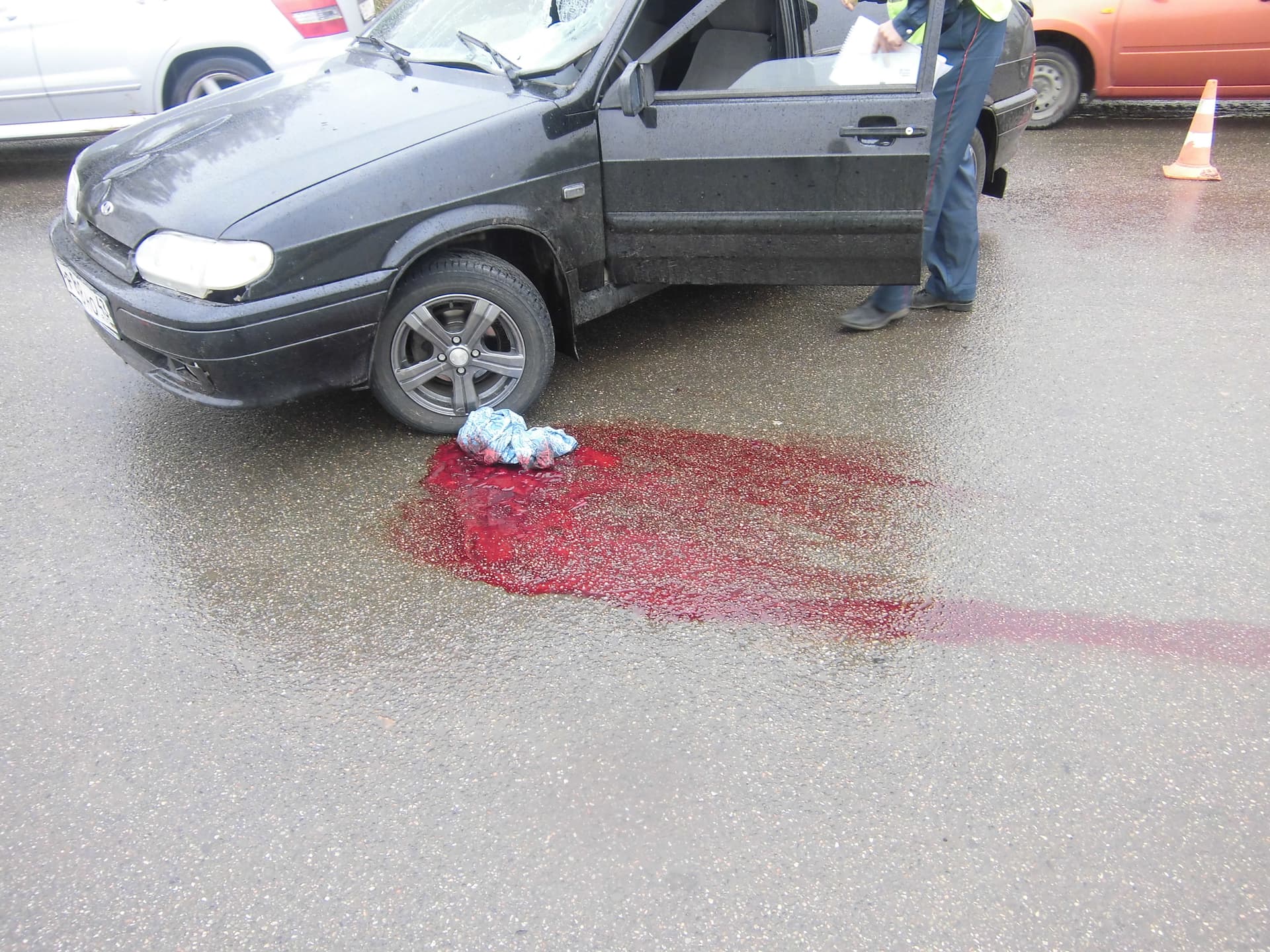 ГИБДД пытается установить личность сбитого на Ульяновской человека