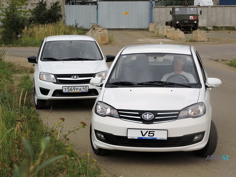 Тест-драйв FAW V5 против Lada Granta: бой в супер легком весе