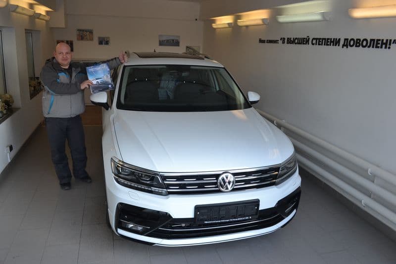 Первый Volkswagen Tiguan Sportline уже на дорогах Кирова!