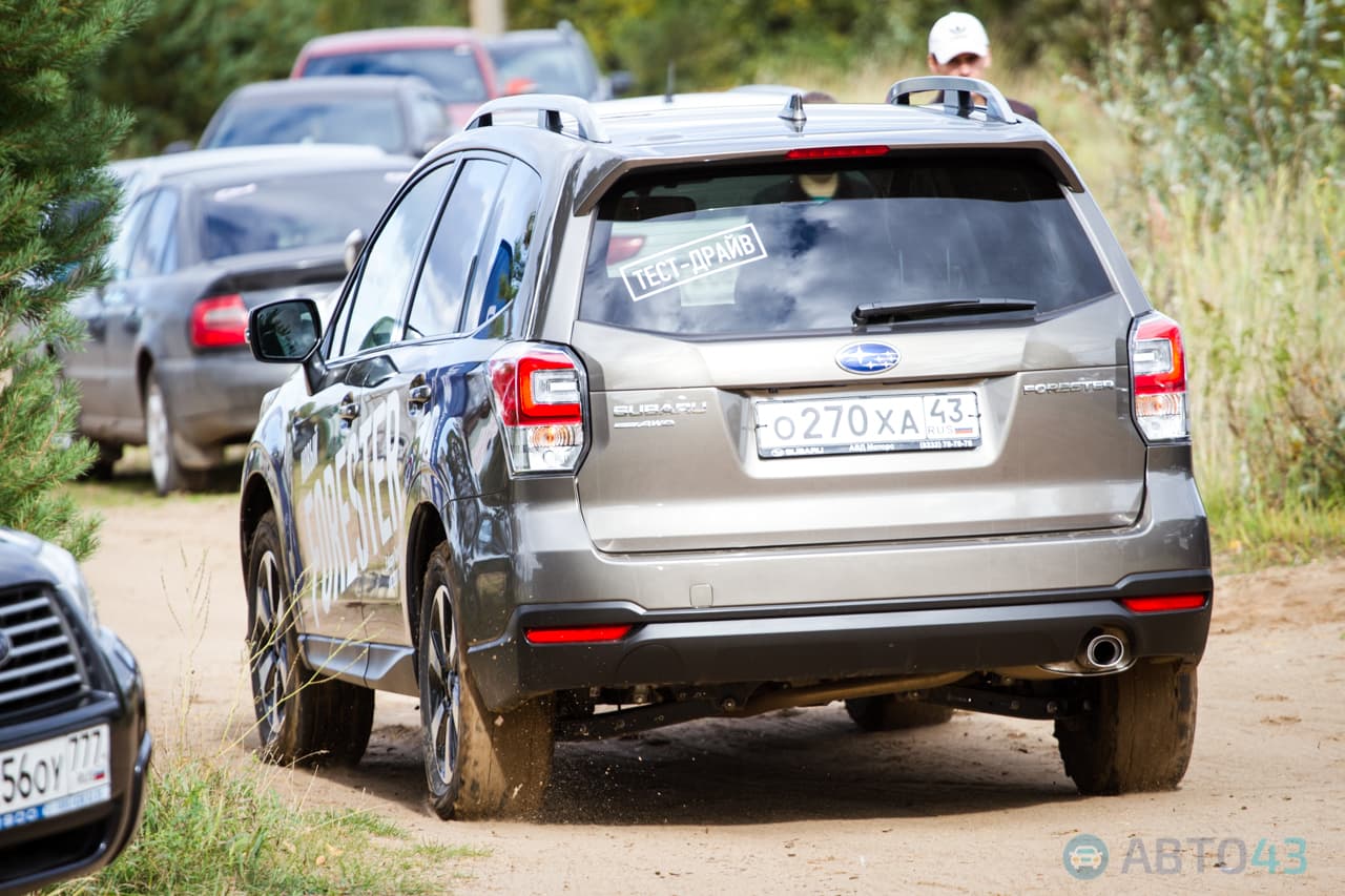 Subaru Forester прошел боевое крещение на бездорожье у нового моста
