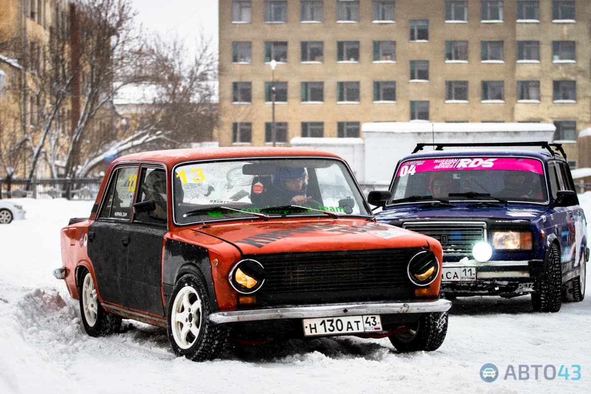 «Танцы на льду» - в Кирове прошел первый этап по зимнему дрифту