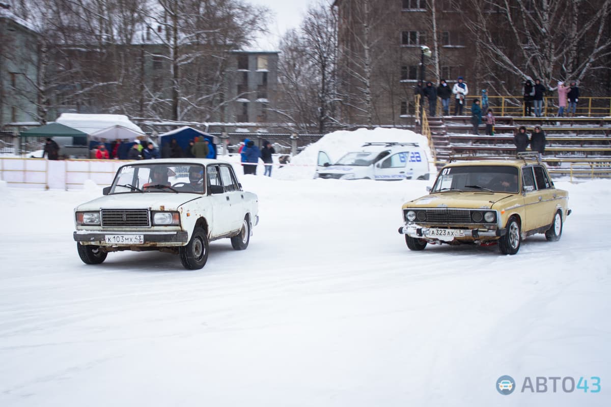 «Танцы на льду» - в Кирове прошел первый этап по зимнему дрифту