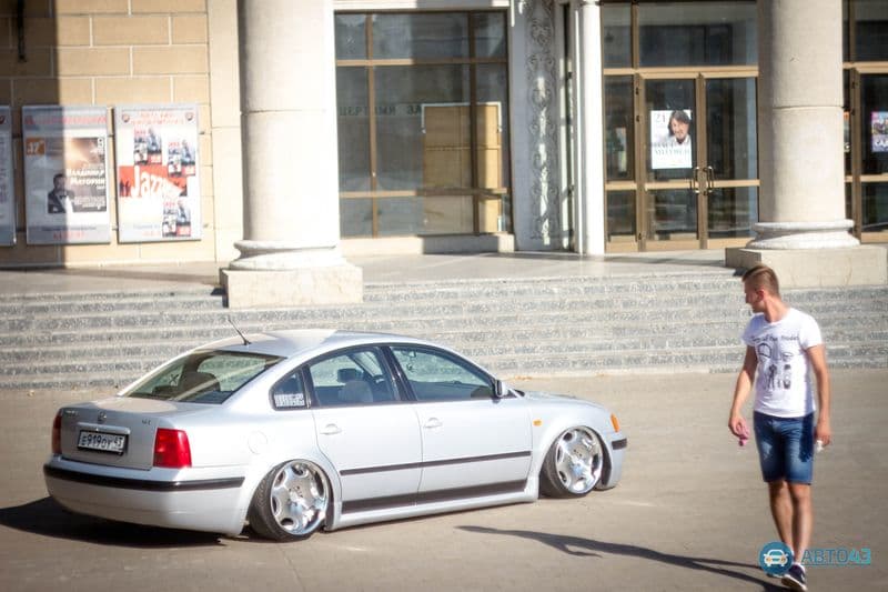 Volkswagen Passat B5 на пневмоподвеске в Кирове