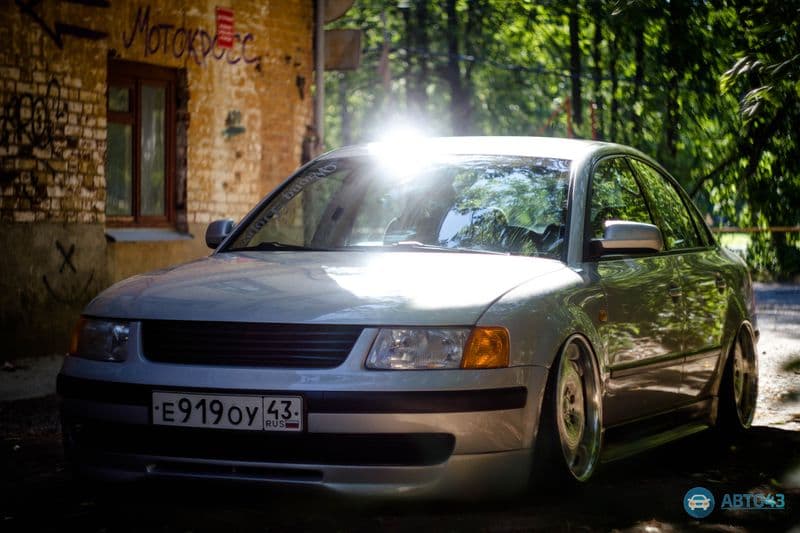 Volkswagen Passat B5 на пневмоподвеске в Кирове