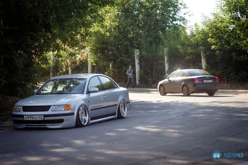 Volkswagen Passat B5 на пневмоподвеске в Кирове