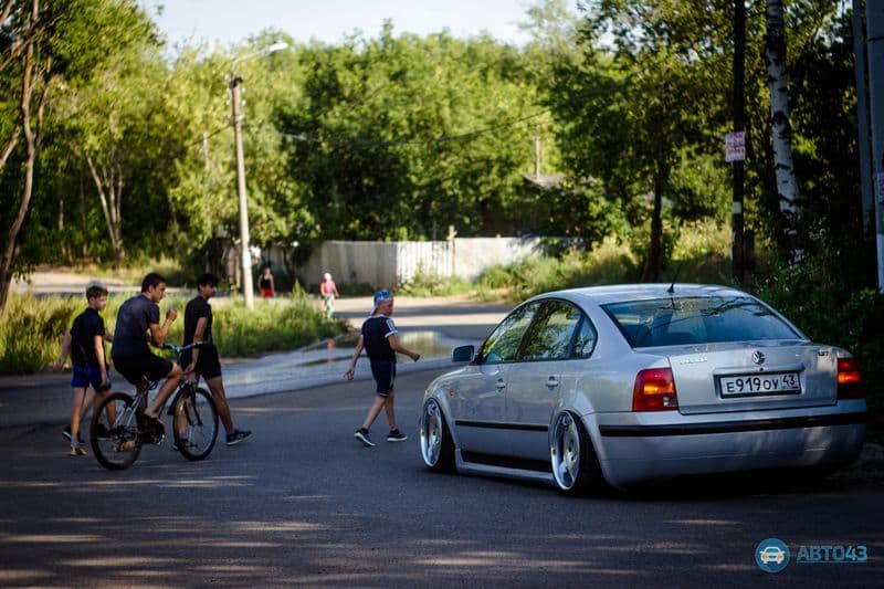 Volkswagen Passat B5 на пневмоподвеске в Кирове