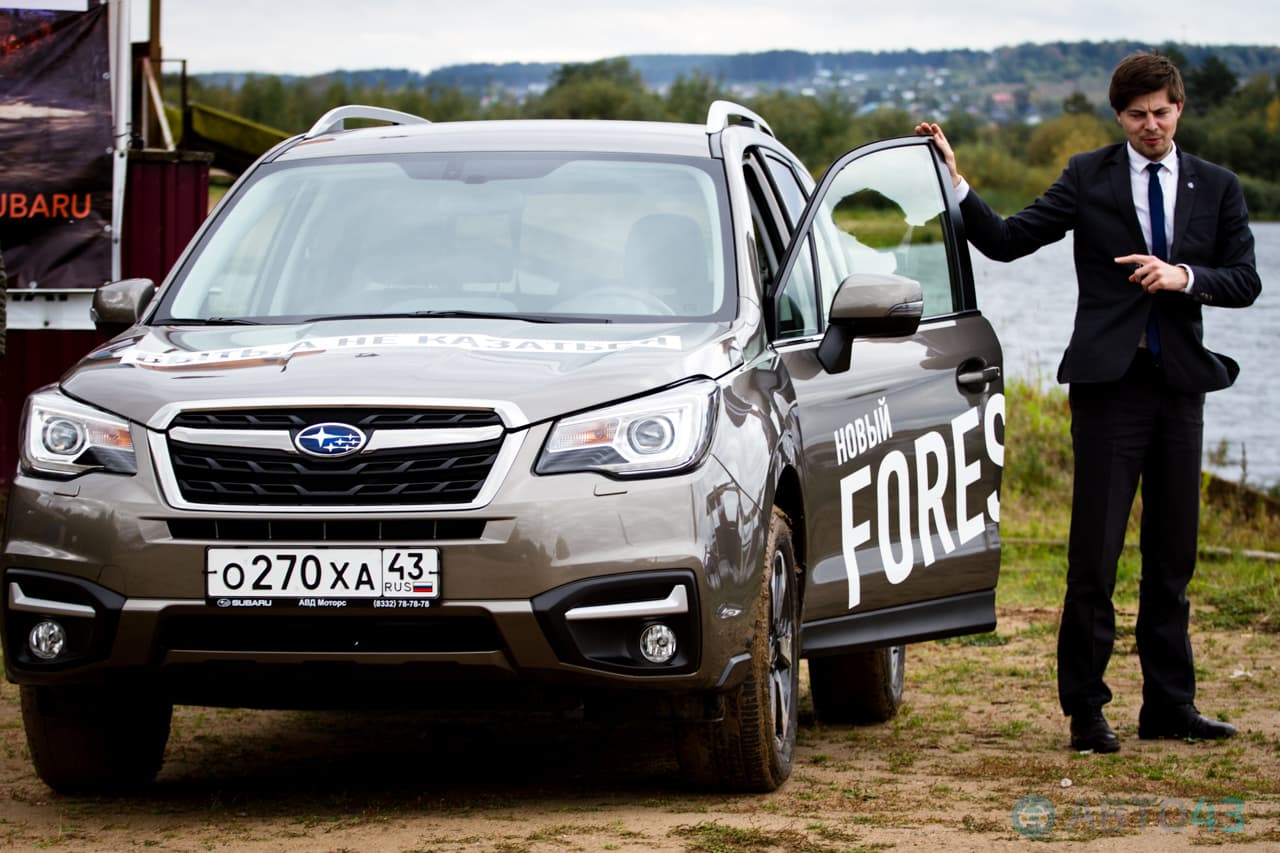 Subaru Forester прошел боевое крещение на бездорожье у нового моста