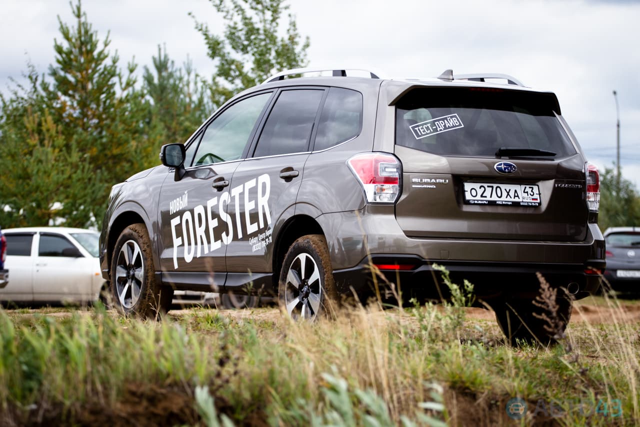 Subaru Forester прошел боевое крещение на бездорожье у нового моста