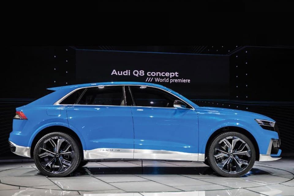 Кировские автомобилисты запечатлели Audi Q8 и A8 на Дзержинского