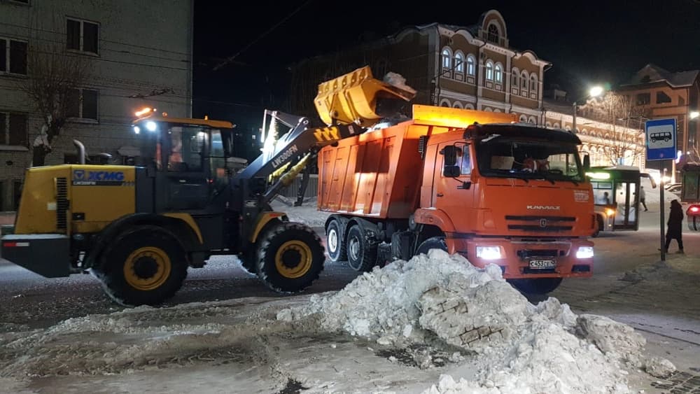 Уборка снега в Кирове с 12 по 13 февраля: список улиц