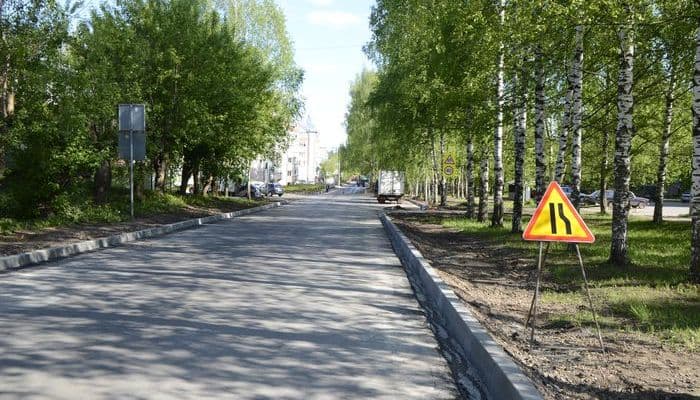 Ремонт дороги по улице Тренера Пушкарева практически завершен