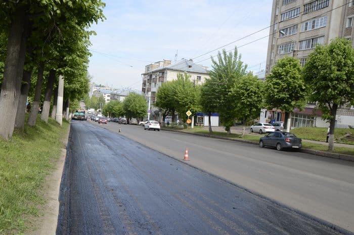 Одну из центральных улиц Кирова отремонтируют уже к концу июня