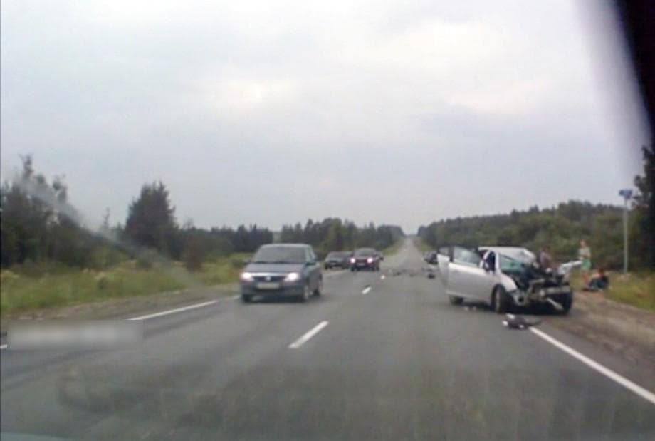 На трассе Киров-Юрья произошло смертельное ДТП из-за уснувшего водителя