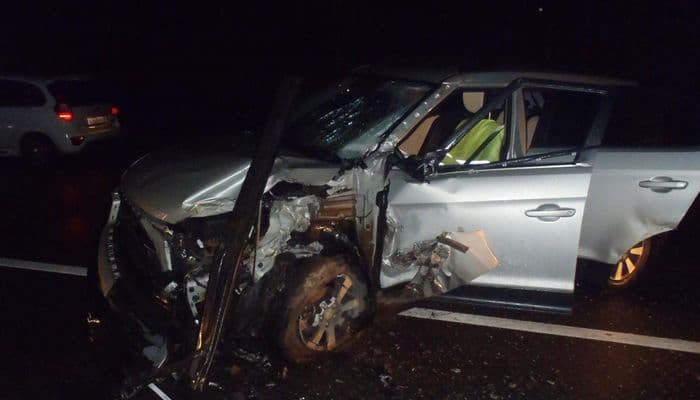 В Кировской области пьяный дед на кроссовере влетел в фуру