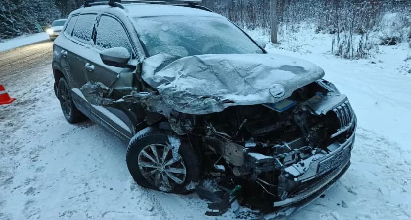 В Юрьянском районе столкнулись две иномарки: есть пострадавшие