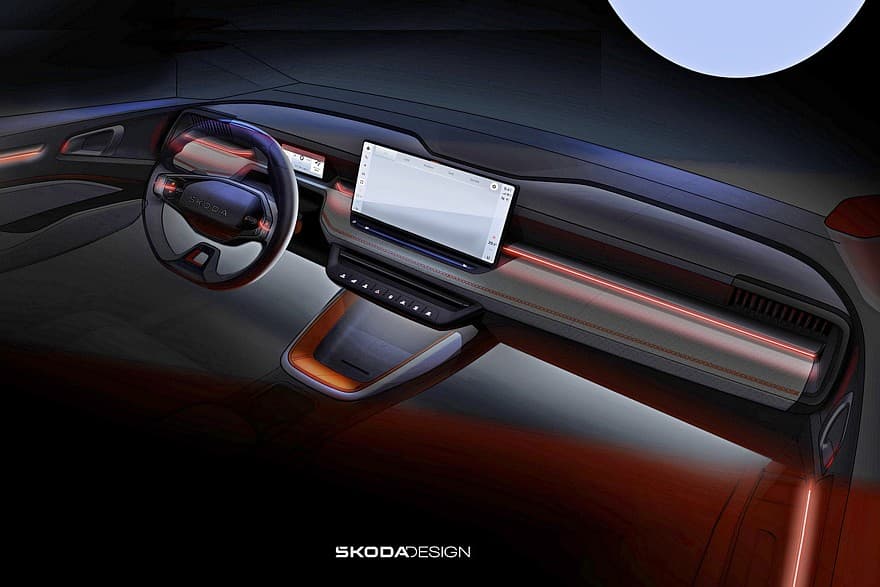 Skoda показала салон своей новой модели Elroq