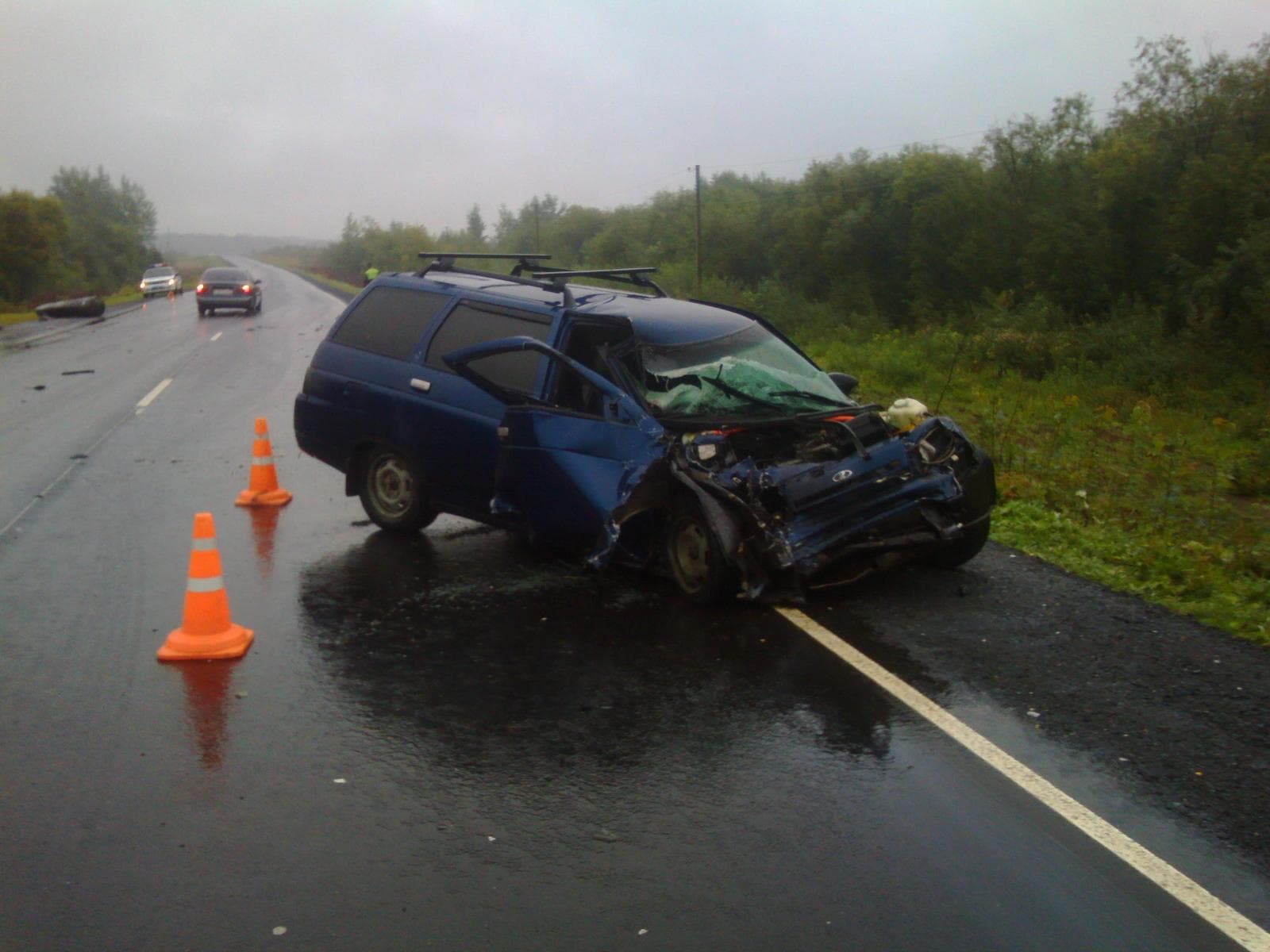В Котельничском районе фура протаранила ВАЗ