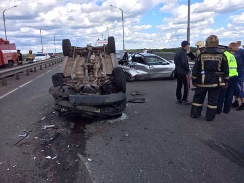 Как произошла авария на Новом мосту через Вятку?