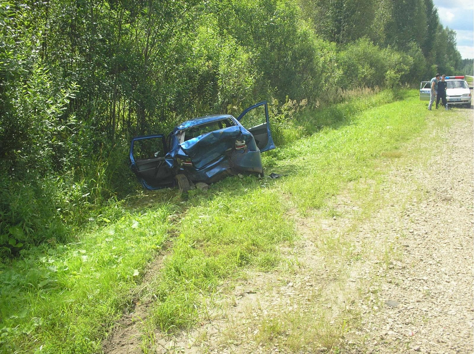 На трассе «Вятка» водитель на Kia вытолкнул с дороги Lada с пассажирами