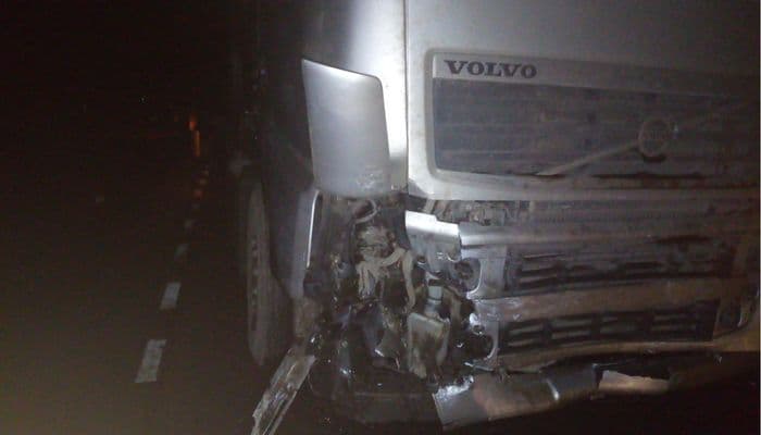 В Слободском районе Lada Vesta «бросилась» под фуру