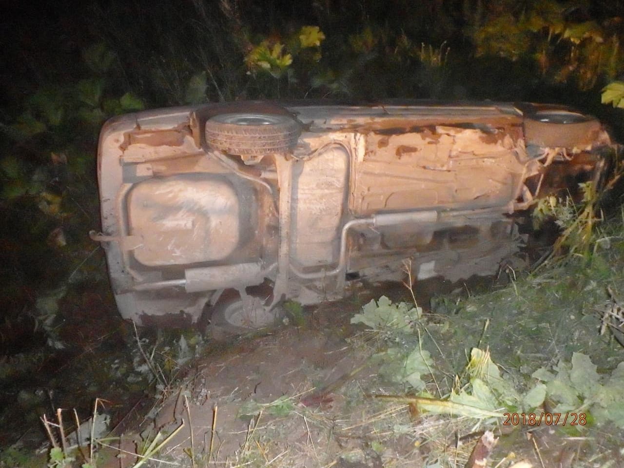 Молодой водитель на трассе Киров-Фаленки не справился с управлением и улетел в кювет