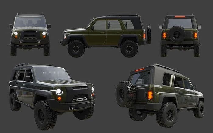 «УАЗ» показал, как будет выглядеть новый «Хантер»