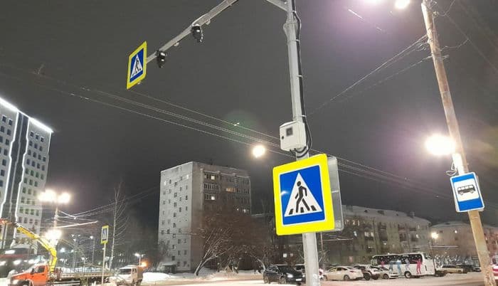 СМИ: В Кирове устанавливают первый пешеходный переход с лазерной разметкой