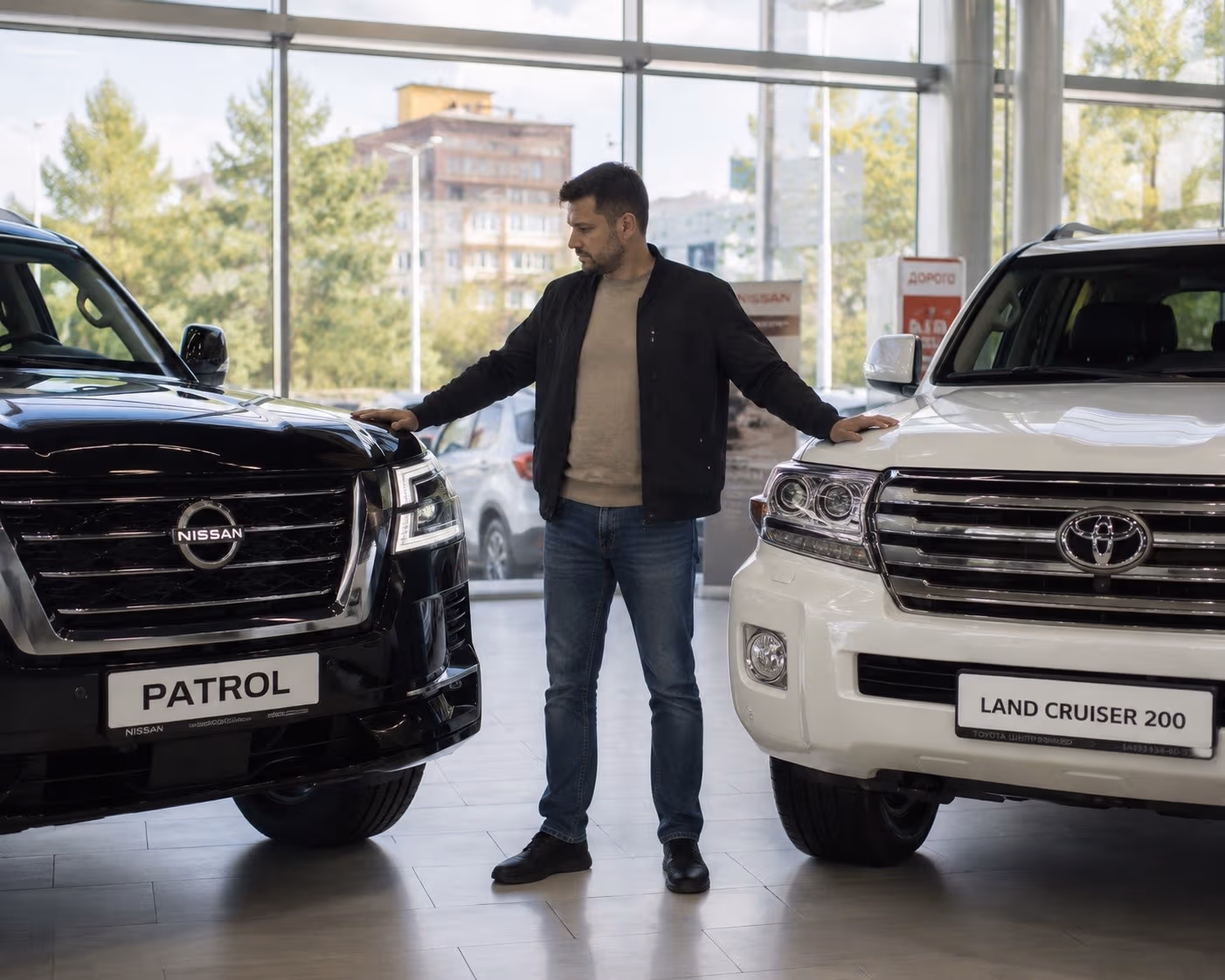 Взял Nissan Patrol после Land Cruiser 200 - разница заметна сразу: мягче, тише и просторнее