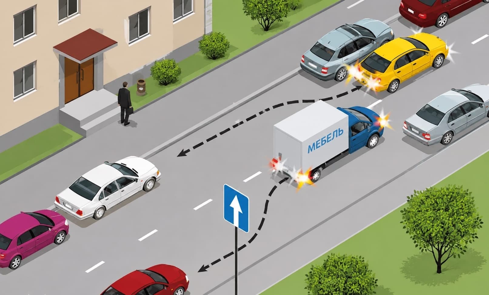 Сколько нарушителей на картинке? Проверьте себя - задачка с подвохом