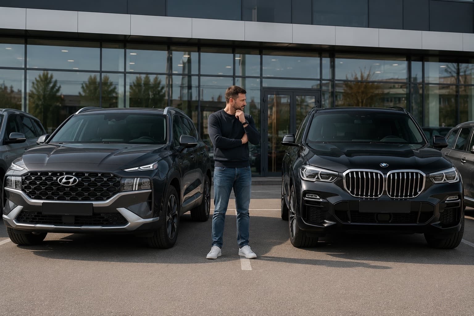 Потратил 2,8 млн на Hyundai Santa Fe вместо BMW X5 - и теперь не понимаю, зачем платил за "премиум"