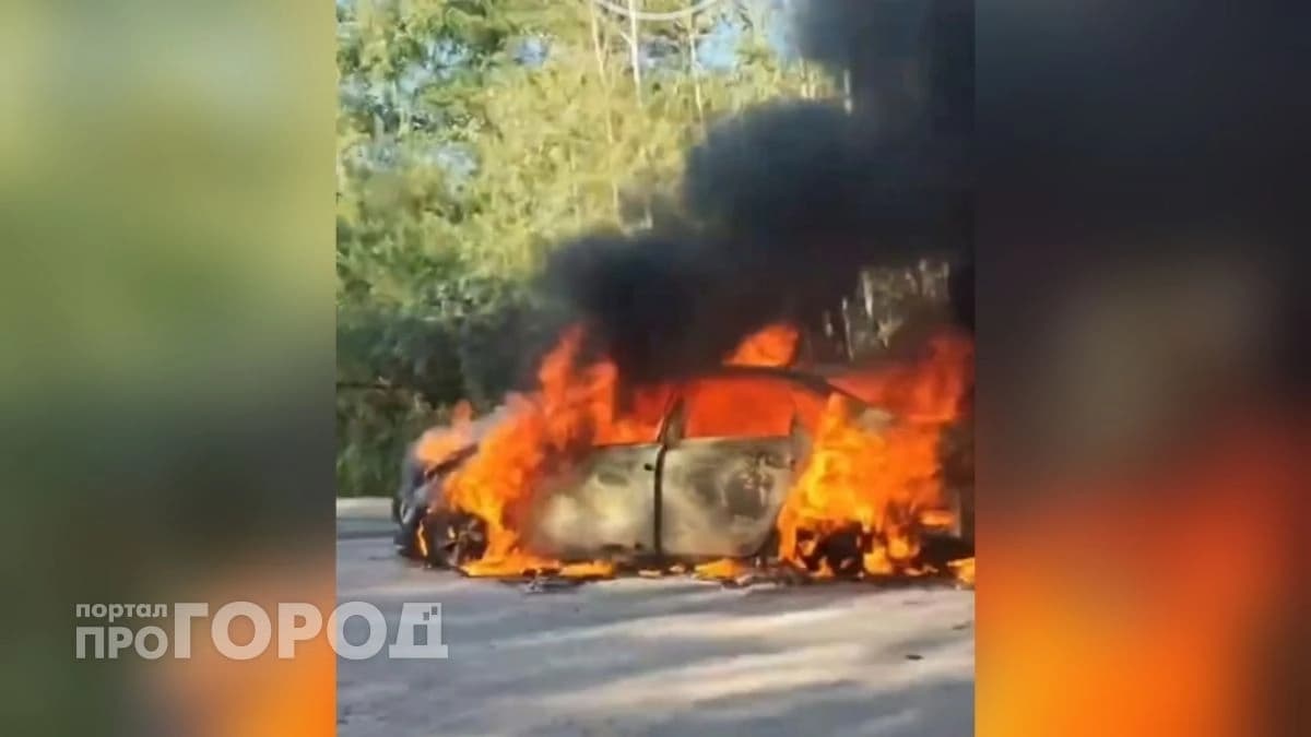 В Оричевском районе автомобиль с газовым оборудованием сгорел дотла