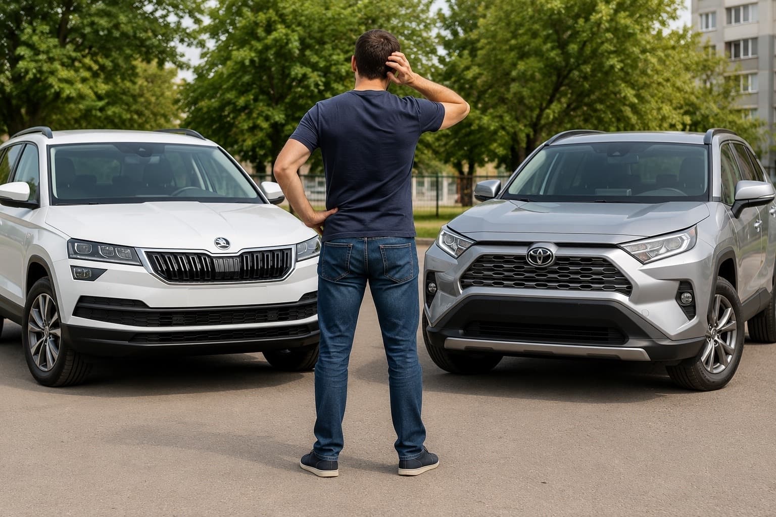 Честно о переходе с RAV4 на Karoq — сравнил динамику, расход, салон: разница ощутима