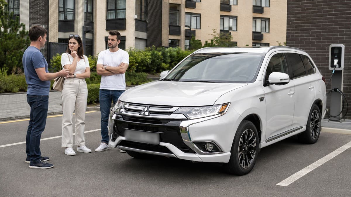 Насколько сейчас выгодна покупка Outlander PHEV за 1,6–2,2 млн: батарее больше десяти лет, а экономия требует розетки