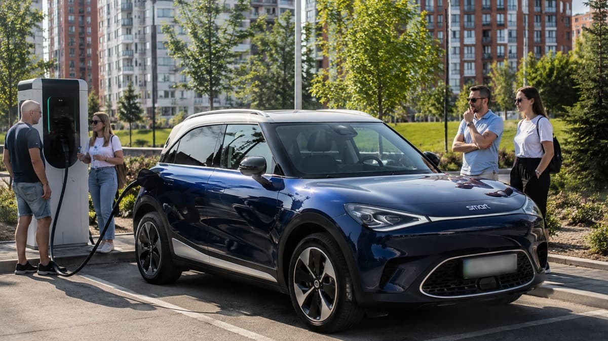 В Китае обновили smart #1: 535 км CLTC и зарядка 10–80% за 12 минут – зачем электромобилю перешли на 800-вольтовую систему