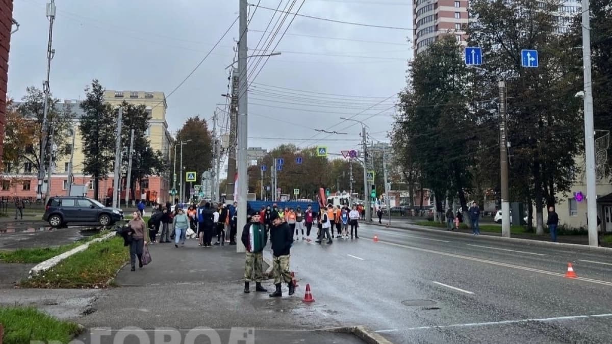 В Кирове из-за эстафеты запретят движение автомобилей на трех улицах