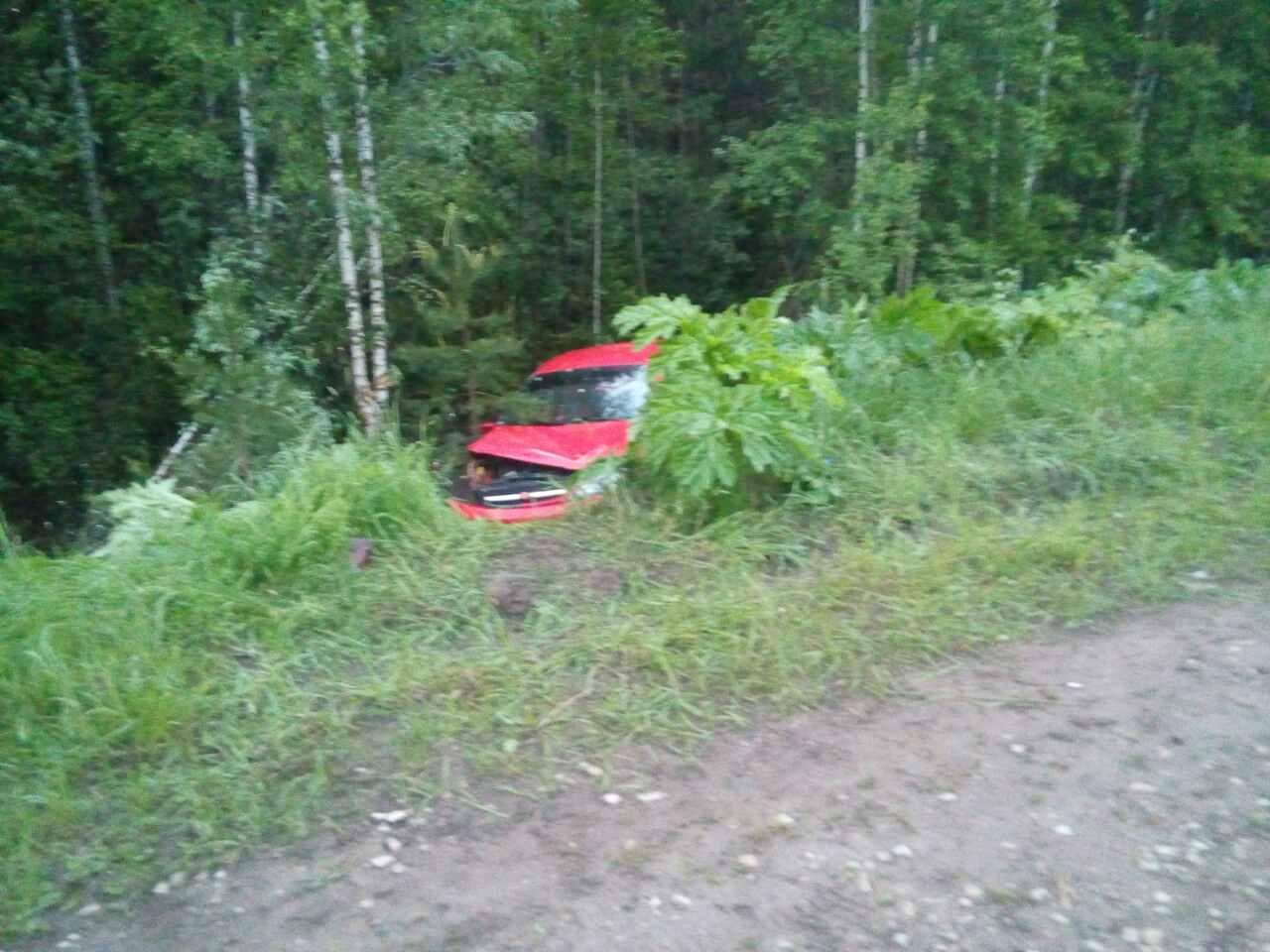 Возле Кирово-Чепецка неуправляемая машина врезалась в дерево