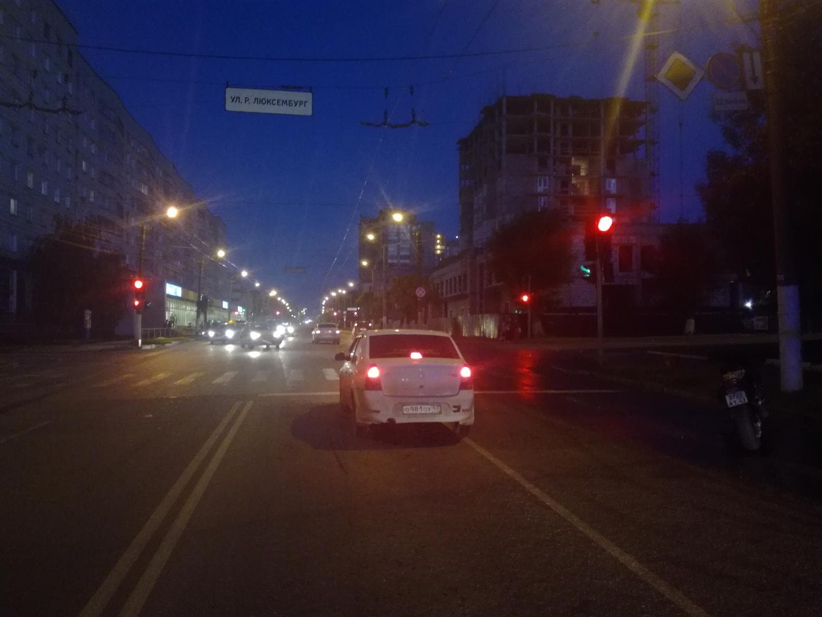 На Ленина пенсионер подбил мотоциклиста