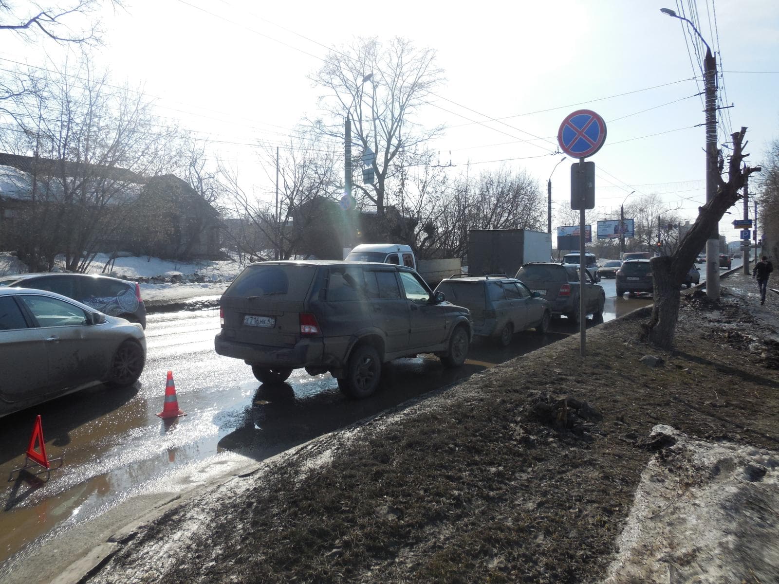3 машины столкнулись на улице Московской